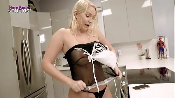 Slutty Blonde Milf with Huge Tits Takes a Facial - Vanessa Cage