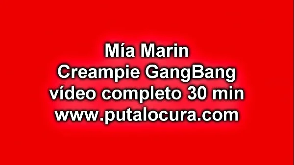 La mexicana con 17 corridas en su coño, Mia Marin Gangabang Creampie