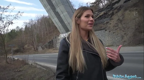 Public Agent Zlata Shine and her world class perfect boobs fucked by a stranger with a big dick