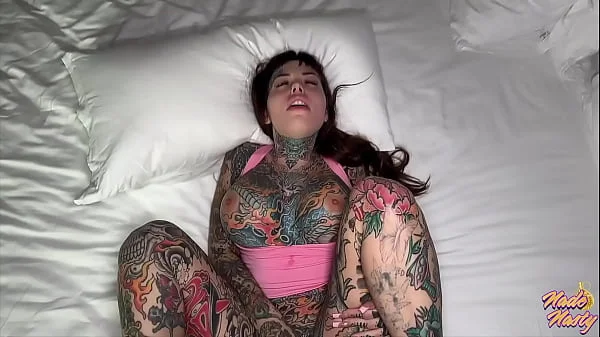 Tatted Split Tongue Slut Tiger Lilly Worships my Dick