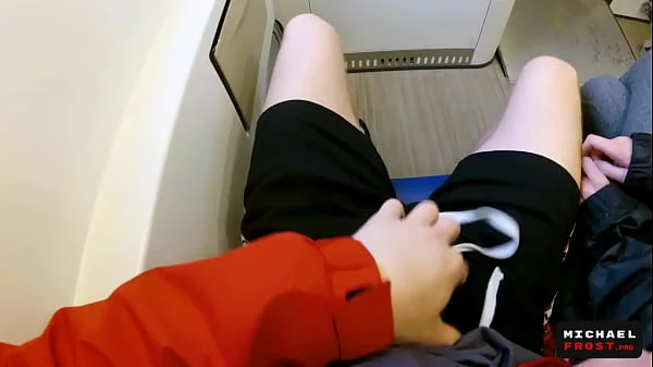 Real Public Blowjob in the Train | POV Oral CreamPie by MihaNika69 and MichaelFrost
