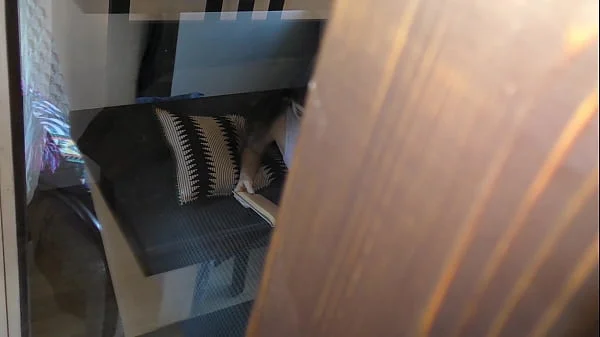 Skinny neighbor spread her legs and invited my cock inside.
