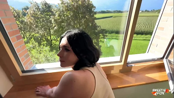 Juicy Blowjob and Passionate Fucking with Busty Brunette's Hairy Pussy
