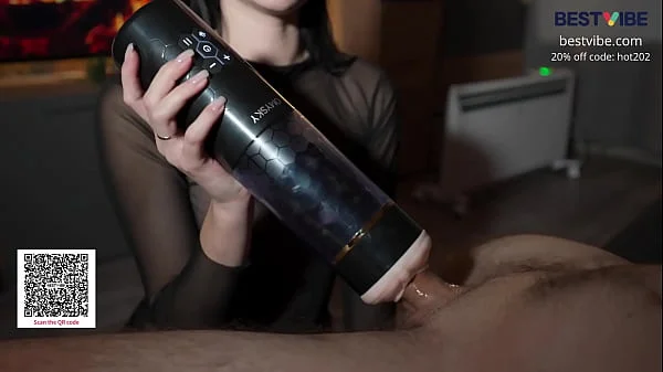 A bright evening orgasm with the help of Bestvibe StormCup!