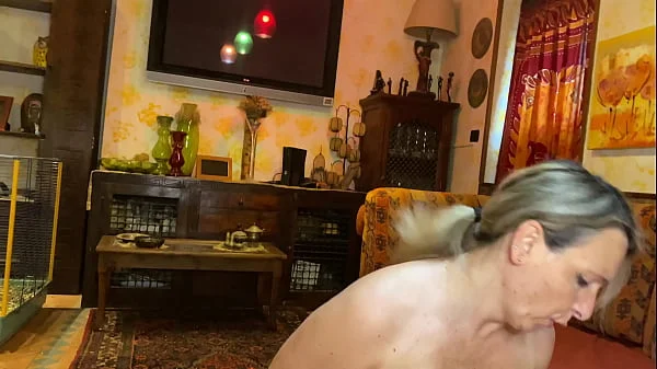 Tonight Luna wanted to enjoy his big cock in her throat and feel her face filled with cum