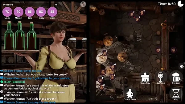 perverted waitress