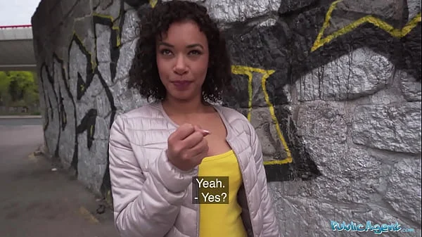 Public Agent Rock Paper Scissors game turns into hardcore outdoor public fucking