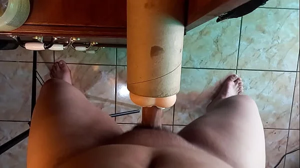 Follando vagina de goma hasta correrme