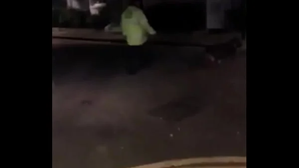 CAUGHT Sucking Dick in the Middle of the Street at Night - Marina Maya