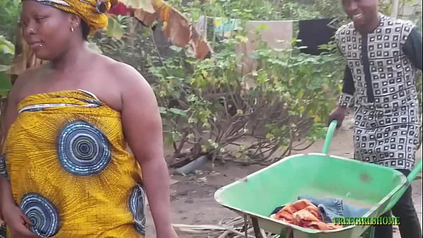 She got fucked on her way back from farm