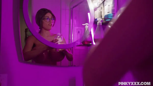 AMBER ALENA TAKES HUGE BLACK DICK