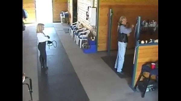 Blondie Jaque is Hard Whiped in the barn