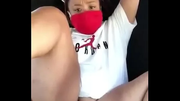 Mzansi girl masturbates in a car