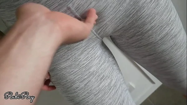 Cute n Fit step sister makes me cum in her panties and leggings and pull them up