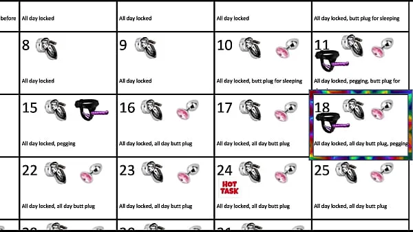 Locktober 2020 - The tasks that each proper chastity slave should perform that month of the year. You have to follow all the tasks consistently. You must not skip any task. Any task you miss for whatever reason, means your dick stays locked an extra day.