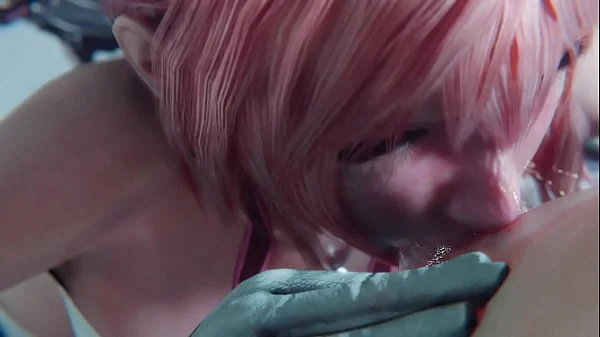 Serah Farron face fucked final fantasy 3d