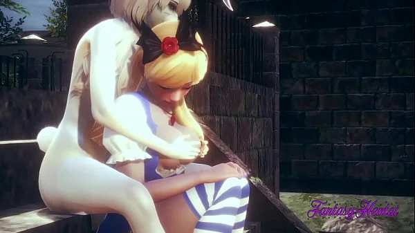 Alice in The Wonderland Hentai 3D - Alice is Fucked by White Rabbit and he cums in her pussy- Animation Japanese Porn Video