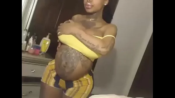 Black ass pregnant belly