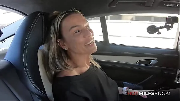 44 Year Old Milf Karla Fucked In A Car Then Gets A Threeway Fucking And Squirts