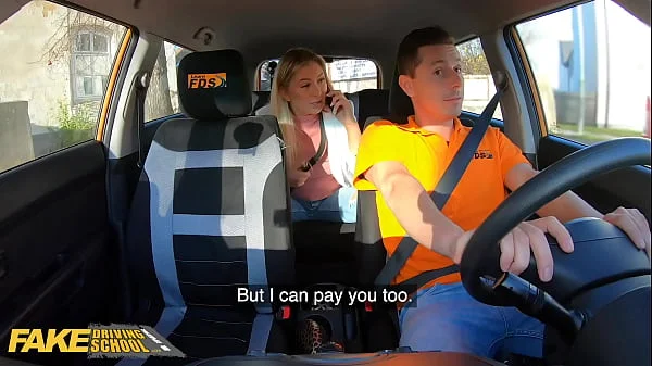 FakeDrivingSchool Cayla Lyons told Fuck Me and I'll Be Your Taxi