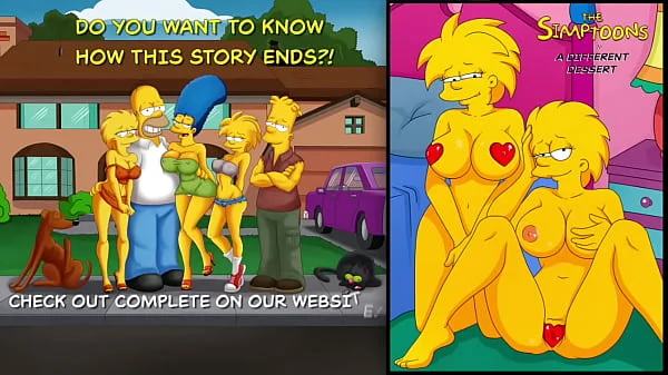 Group sex... A different dessert - The Simptoons