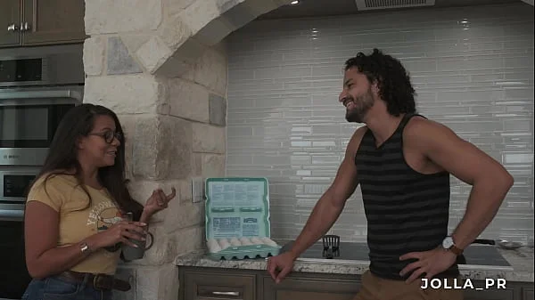 My stepbrother helps me stretch my ass for my first anal ever