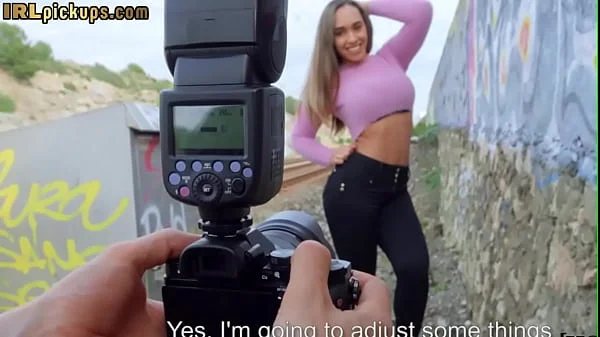 Pickedup curvy Latina rides before doggy stuffed in public
