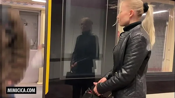 Risky Public Flashing And Lush Control By My Girlfriend - Mimi Cica