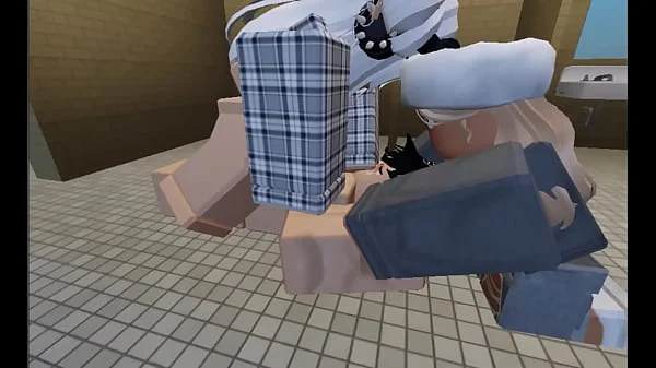 Submissive teacher gets fucked by students (roblox porn)