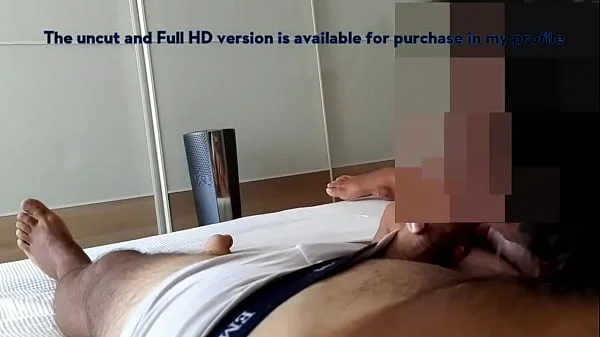BBW found a sleeping guy in her bed and she woke him to be fucked from behind and been jumped her beautiful big tits