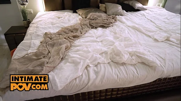 POV - Your wife Shalina Devine and babysitter Lana Roy pleasure your cock